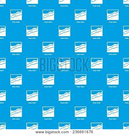 Area Chart Pattern Vector Seamless Blue Repeat For Any Use