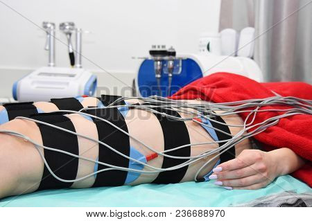 Myostimulation. Hardware cosmetology. Body care. Non surgical body sculpting. anti-cellulite and ant