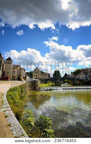 Nerac, ancient French town lying on both sides of the Baise River, tourist destination