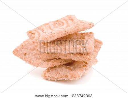 Cereals Breakfast .corn Flakes.corn Flakes Breakfast Cereal, Isolated On A White Background