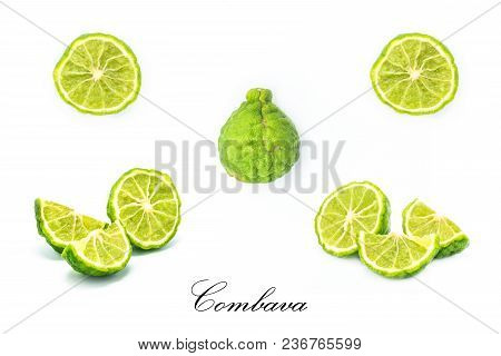 Combava Combo On A Pure White Background