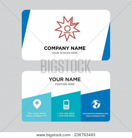 Walk Of Fame Business Card Design Template, Visiting For Your Company, Modern Creative And Clean Ide