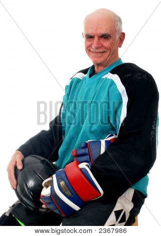 Warten auf das Eishockey-Spiel