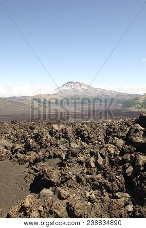 Tolhuaca Volcano, In Malalcahuello And Nalcas National Park, Chile