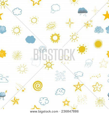 Seamless Texture Of The Sky