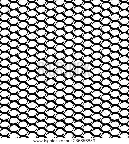 Waves Lines Seamless Vector Pattern.