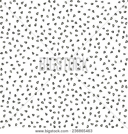 Sesame Seeds Seamless Endless Pattern Background. Realistic Hand Drawn Illustration. Savoyar Doodle 