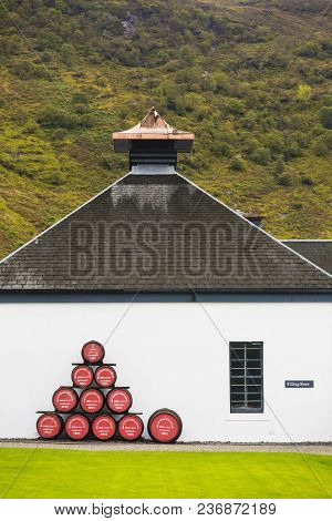 Isle Of Arran, Scotland - September 16, 2017: Arran Distillery Is The Only One On The Island. Tradit