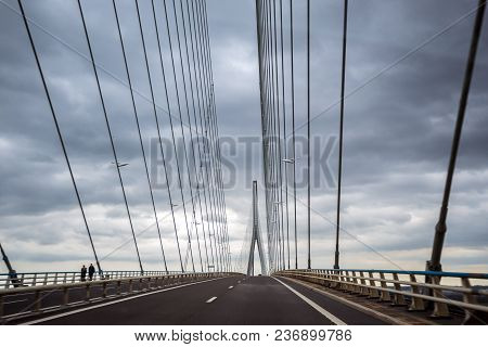 The Normandy Bridge In France