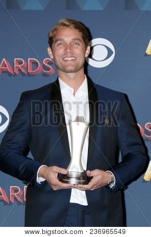 LAS VEGAS - APR 15:  Brett Young at the Academy of Country Music Awards 2018 at MGM Grand Garden Arena on April 15, 2018 in Las Vegas, NV