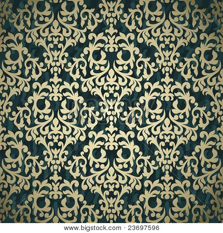 Seamless pattern damascato