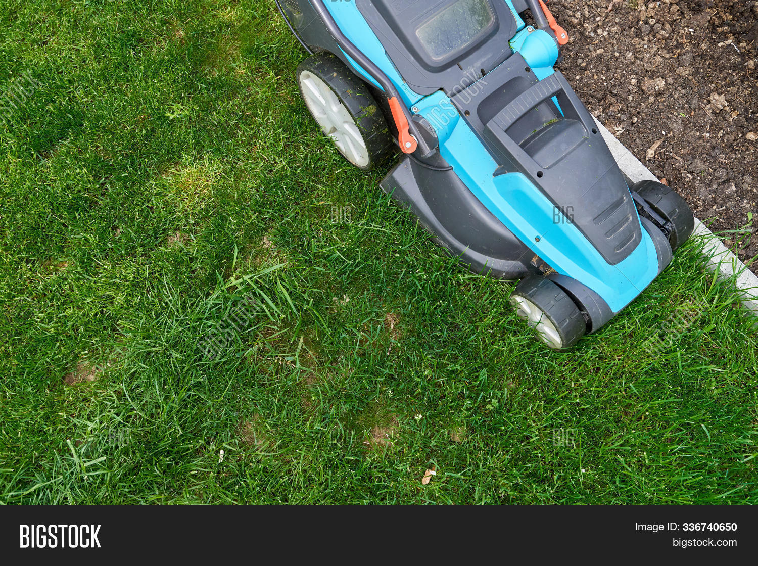 Electric Lawn Mower Image & Photo (Free Trial) Bigstock