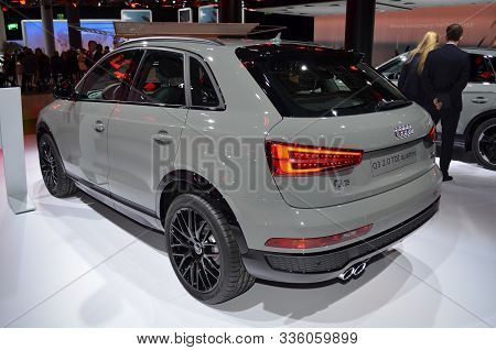 Frankfurt, Germany, September 13-2017: Audi Q3 At Iaa 2017