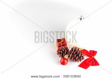 Christmas Background. Happy New Years Day. Xmas Pattern Decorati