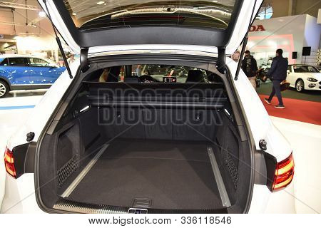 Sofia, Bulgaria, October 13-2017: Audi Rs 4 Avant At Sofia Motor Show