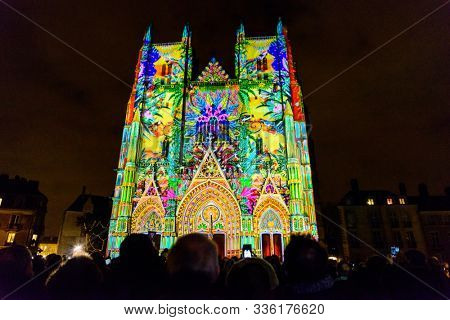 NANTES, FRANCE - DECEMBER 25, 2016: 