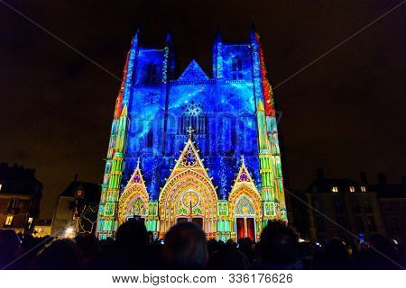 NANTES, FRANCE - DECEMBER 25, 2016: 