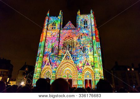 NANTES, FRANCE - DECEMBER 25, 2016: 