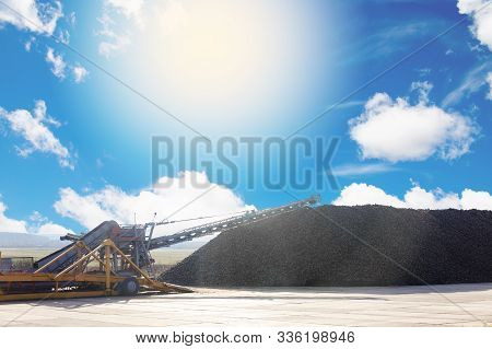 A Sugar Beet Harvest In Progress