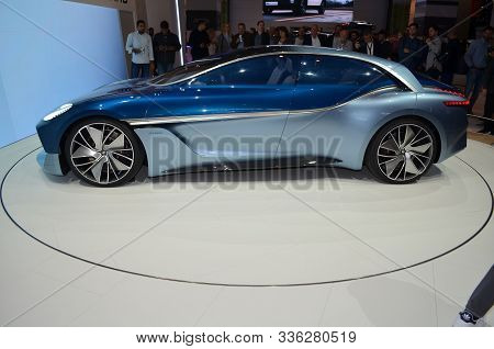Frankfurt, Germany, September 14-2017: Borgward Isabella At Iaa 2017