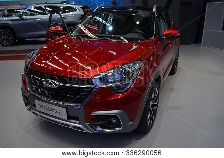 Frankfurt, Germany, September 12-2017: Chery Tiggo 5X At Iaa 2017