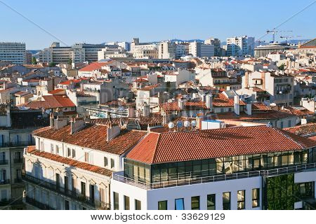 Vista su Marsiglia, Francia