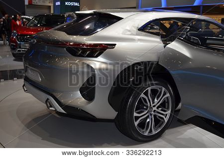 Frankfurt, Germany, September 12-2017: Chery Tiggo Coupe Concept At Iaa 2017