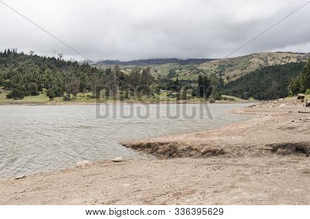 Colombian Andean Cloudy Landscape, Water Reserve 