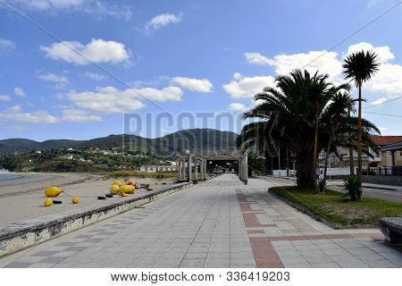Beach Of Covas In Viveiro, Lugo, Galicia. Spain. Europe. September 21, 2019