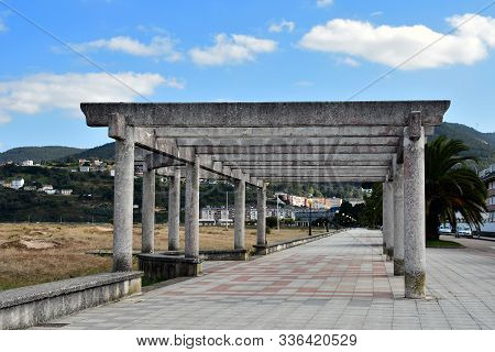 Arches In The Beach Of Covas In Viveiro, Lugo, Galicia. Spain. Europe. September 21, 2019