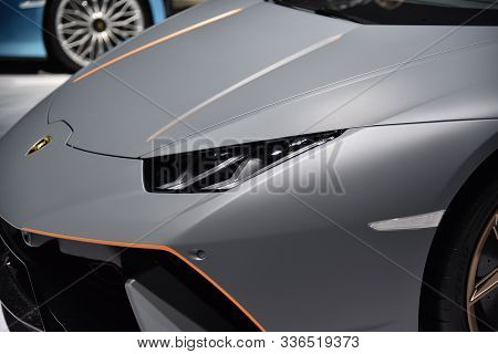 Frankfurt, Germany, September 14-2017: Lamborghini Huracan Performante At Iaa 2017