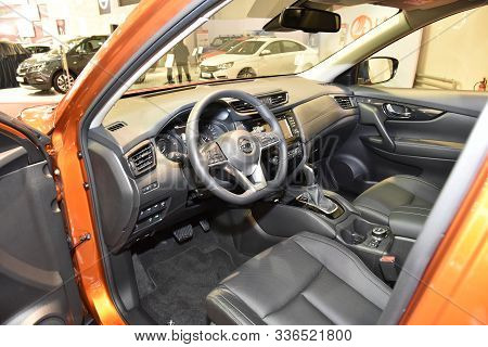 Sofia, Bulgaria, October 13-2017: Nissan X-trail At Sofia Motor Show