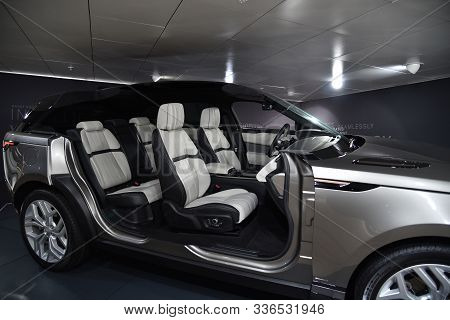 Frankfurt, Germany, September 12-2017: Land Rover Range Rover Velar At Iaa 2017