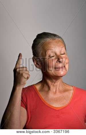 Portrait de femme Senior
