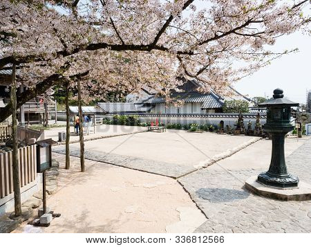 Naruto, Japan - April 2, 2018: Springtime In Dainichiji, Temple Number 4 On Shikoku Pilgrimage
