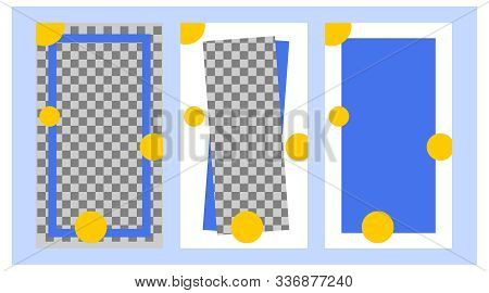 Social Communication Media Story Design Templates. Multiple Banner Options For Product Sales Promoti