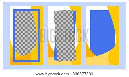 Social Communication Media Story Design Templates. Multiple Banner Options For Product Sales Promoti