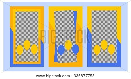 Social Communication Media Story Design Templates. Multiple Banner Options For Product Sales Promoti