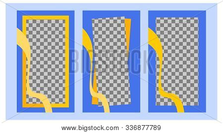 Social Communication Media Story Design Templates. Multiple Banner Options For Product Sales Promoti