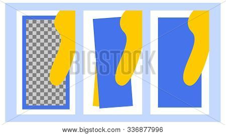 Social Communication Media Story Design Templates. Multiple Banner Options For Product Sales Promoti