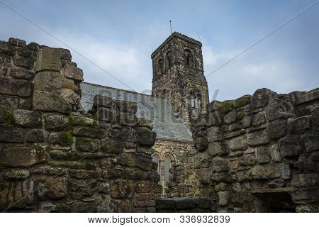 Jarrow, Tyne And Wear, United Kingdon, 28th November 2019, View Of The Historic Saint Pauls Monaster
