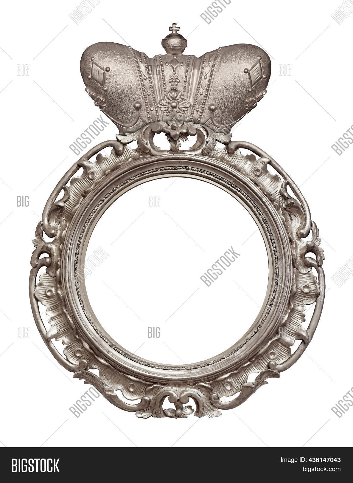 Round Silver Frame Image & Photo (Free Trial) | Bigstock