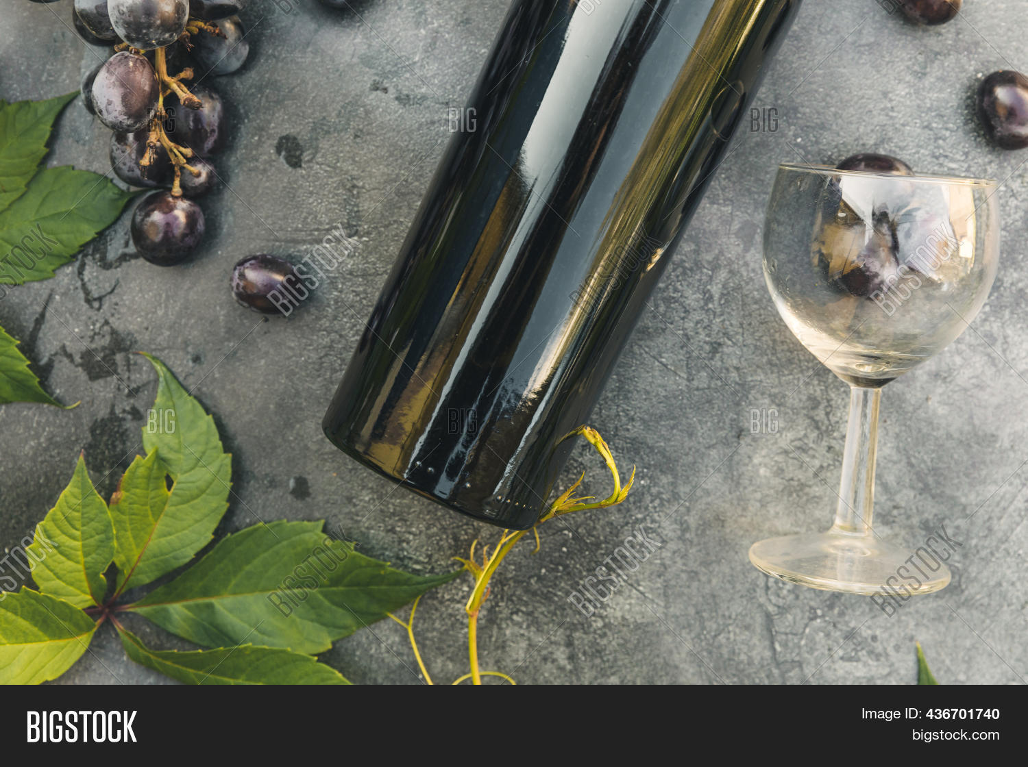 Bottle Red Wine, Green Image & Photo (Free Trial) Bigstock