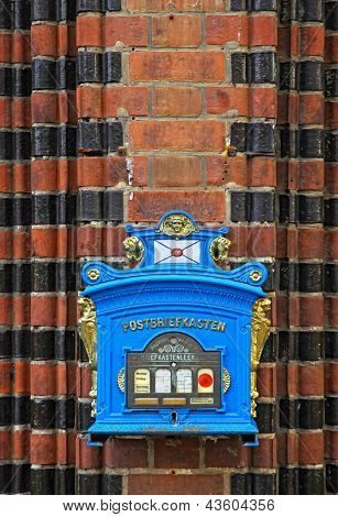 Old Vintage German Post Box In Frankfurt Oder
