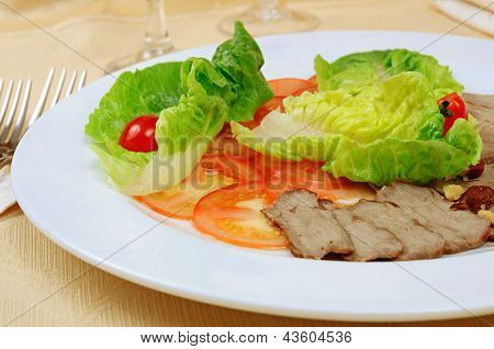 Prosciutto con vegatebles