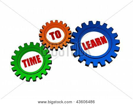 Tempo de aprender de cor as engrenagens