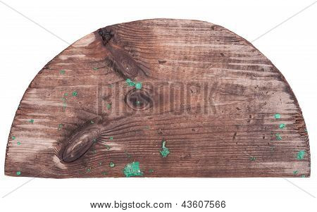 Semicírculo de madera