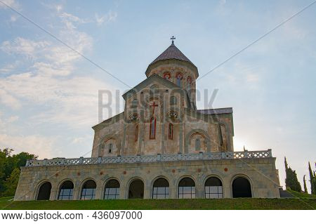 The Temple Of St. Nino Looks Majestic In Sighnaghi