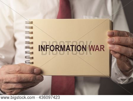 Information War, Warfare Text. Iw In Policy Concept.