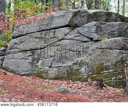 Redemption Rock Is The Site  In 1676  Where Mary Rowlandson  Was Released Fron Captivity When She Wa